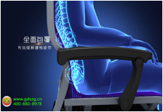 森之光健康椅，会呼吸的健康椅。去健康的促进是本健康椅的一大优势，也是本产本的一大卖点。本片用三维动画的表现手法