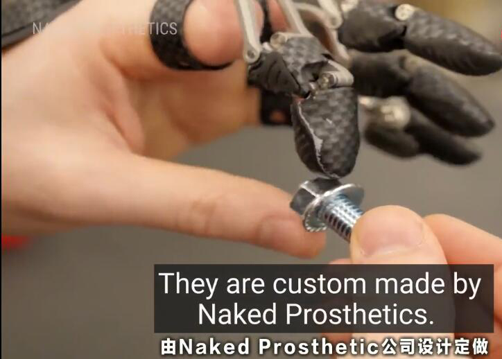 3D打印出来的手指非常灵活