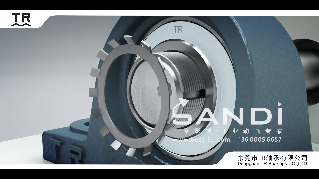轴承安装步骤动画视频教程