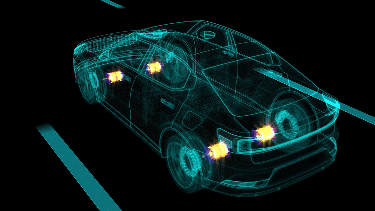新能源汽车电机动画